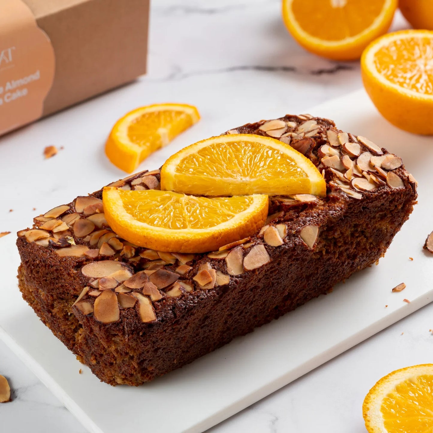 Orange Almond Tea cake