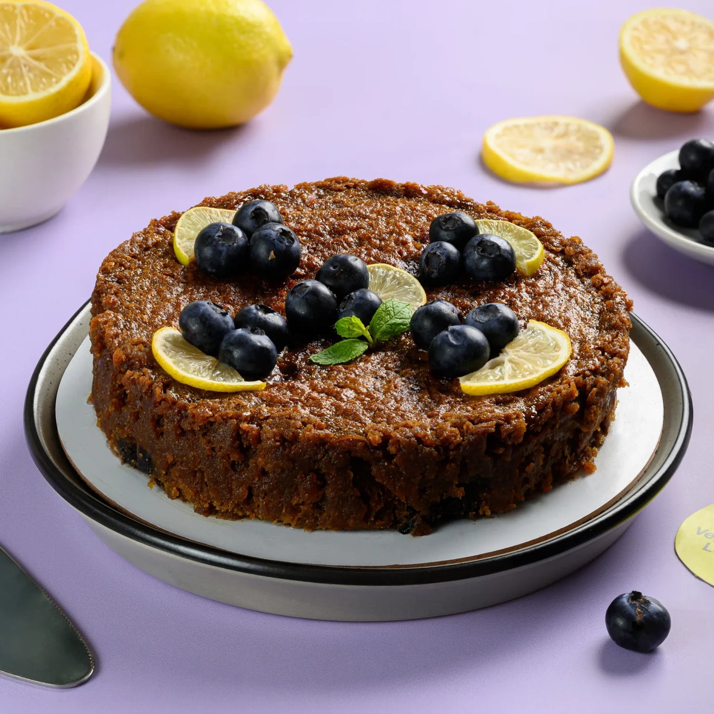 Vegan Blueberry Lemon Cake