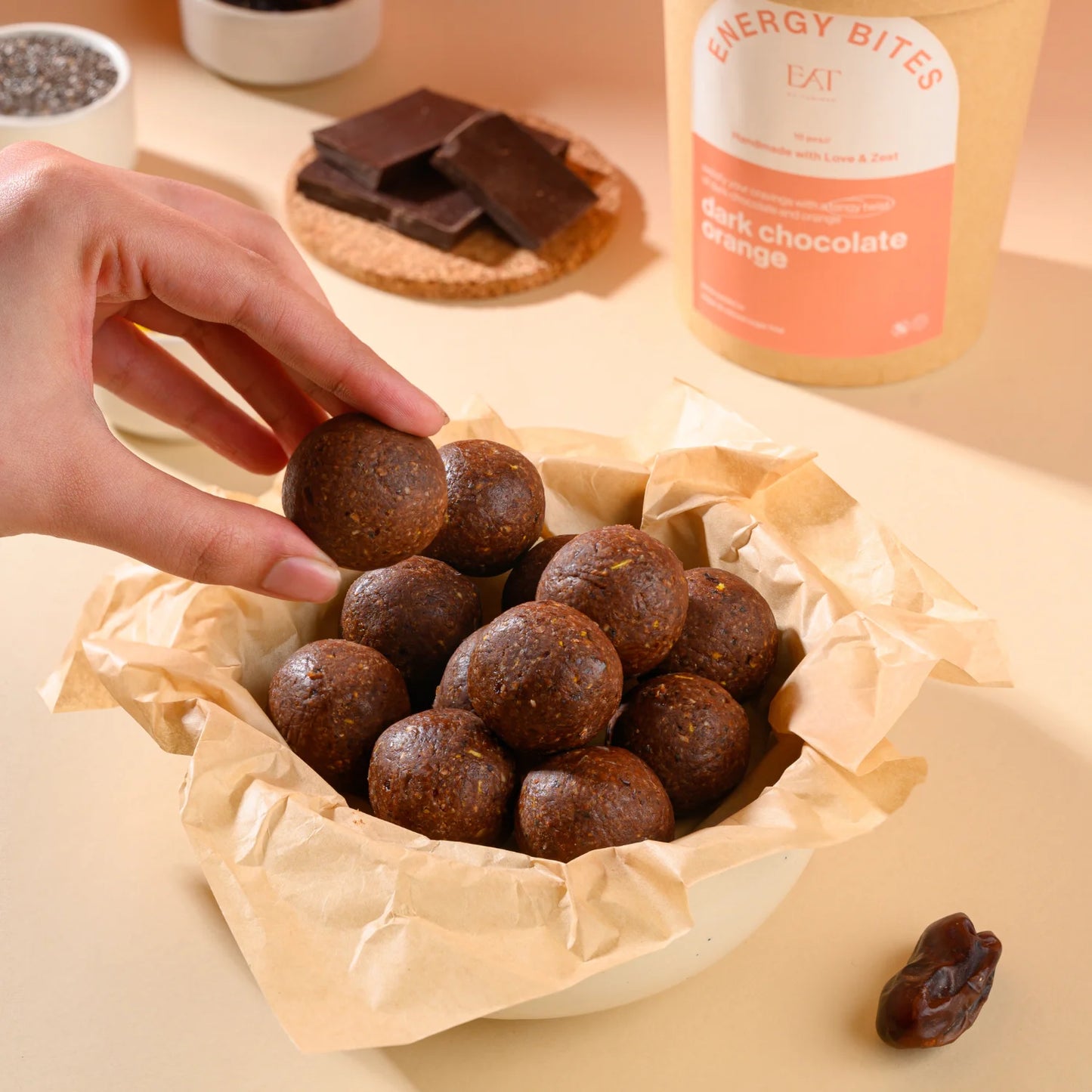 Energy Bites – Dark Chocolate Orange