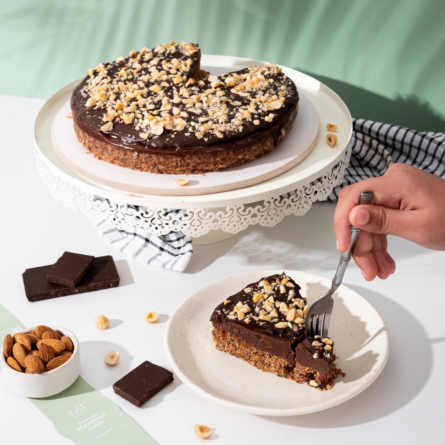 Triple Layer Hazelnut Delight