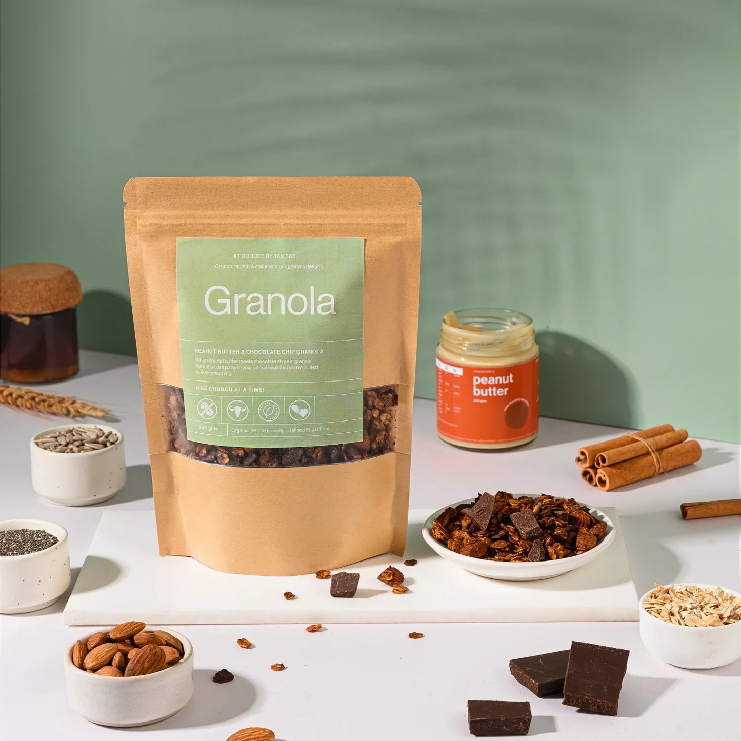 Peanut Butter & Chocolate Chip Granola